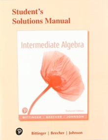 Image for Student's solutions manual for intermediate algebra