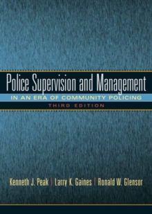Image for Police Supervision and Management