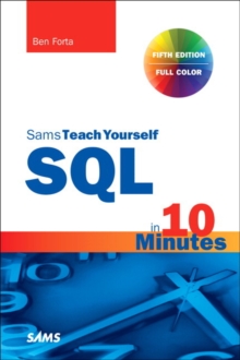 Image for Sams teach yourself SQL in 10 minutes