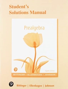 Image for Student's solutions manual for Prealgebra, eighth edition