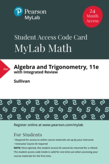 Image for MyLab Math with Pearson eText Access Code for Algebra and Trigonometry