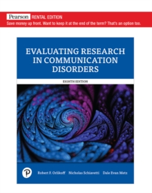 Image for Evaluating Research in Communication Disorders