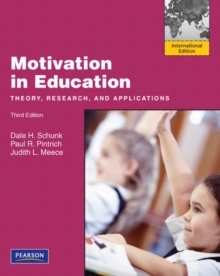 Image for Motivation in education  : theory, research, and applications