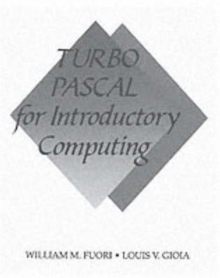 Image for Turbo Pascal for Introductory Computing