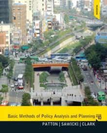 Image for Basic methods of policy analysis and planning