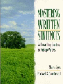 Image for Mastering Written Sentences