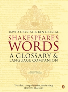 Image for Shakespeare's words  : a glossary and language companion