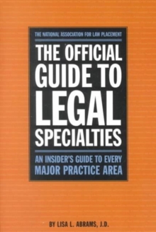 Official Guide to Legal Specialties