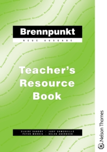 Image for Brennpunkt - Teacher's Resource Book