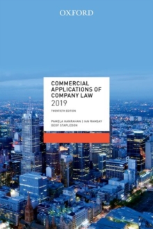 Image for Commercial Applications of Company Law 2019