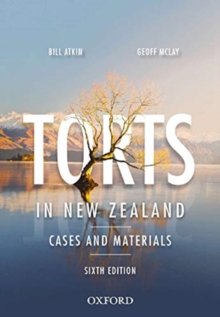 Image for Torts in New Zealand  : cases and materials