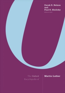 Image for Oxford encyclopedia of Martin Luther