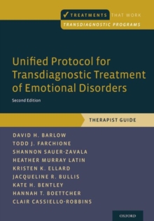 Image for Unified protocol for transdiagnostic treatment of emotional disorders: Therapist guide