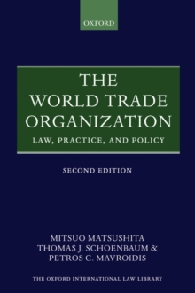 Image for The World Trade Organization: law, practice, and policy