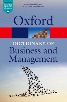 Image for A dictionary of business and management.