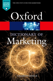 Image for A dictionary of marketing