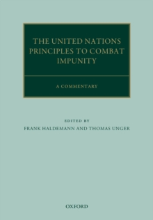 Image for United Nations Principles to Combat Impunity: A Commentary