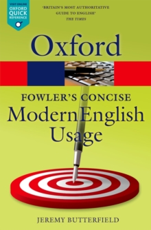 Image for Fowler's Concise Dictionary of Modern English Usage