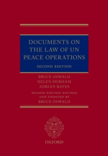 Image for Documents on the law of UN peace operations