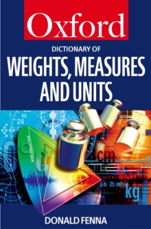 Image for Dictionary of Weights, Measures, and Units