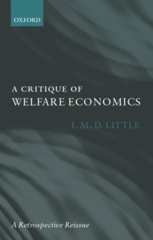 Image for A critique of welfare economics