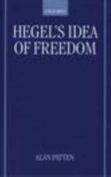 Image for Hegel's idea of freedom
