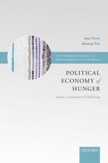 Image for Political Economy of Hunger. Volume 1 Entitlement and Well-Being