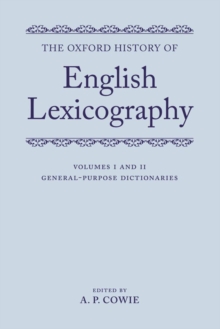 Image for The Oxford history of English lexicography