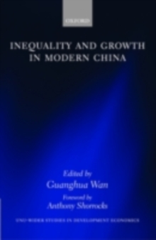 Image for Inequality and growth in modern China