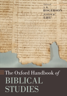 Image for The Oxford handbook of biblical studies