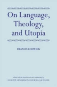 Image for On language, theology, and Utopia