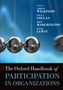 Image for The Oxford handbook of participation in organizations