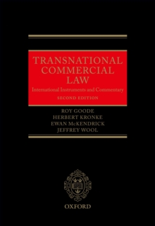 Image for Transnational commercial law: international instruments and commentary