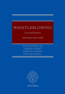 Image for Whistleblowing: Law and Practice: Law and Practice