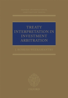 Image for Treaty interpretation in investment arbitration