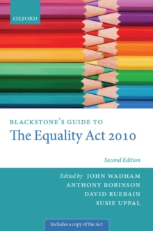 Image for Blackstone's guide to the Equality Act 2010