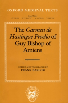 Image for Carmen De Hastingae Proelio of Guy, Bishop of Amiens