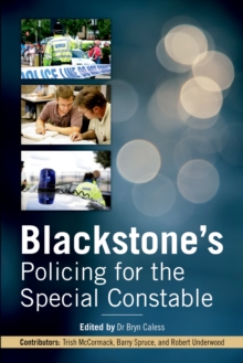Image for Blackstone's policing for the special constable.
