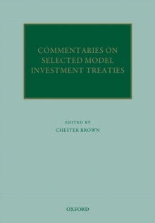 Image for Commentaries on selected model investment treaties