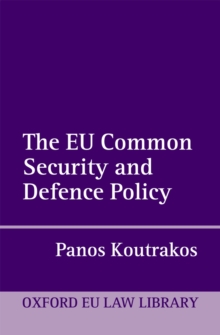 Image for EU Common Security and Defence Policy