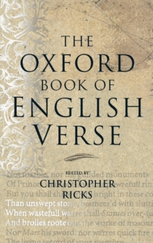 Image for The Oxford book of English verse