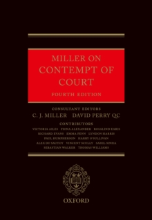 Image for Miller on Contempt of Court