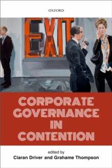 Image for Corporate Governance in Contention