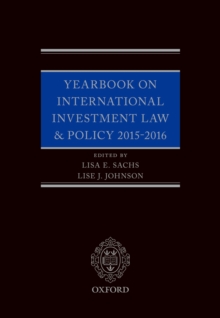 Image for Yearbook on International Investment Law & Policy 2015-2016
