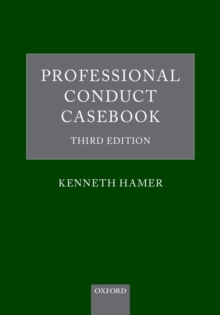 Image for Professional Conduct Casebook: Third Edition