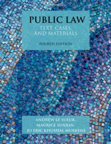 Image for Public law: text, cases, and materials