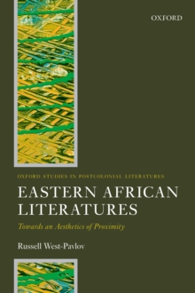 Image for Eastern African Literatures: Towards an Aesthetics of Proximity
