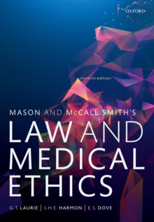 Image for Mason & McCall Smith's law & medical ethics.
