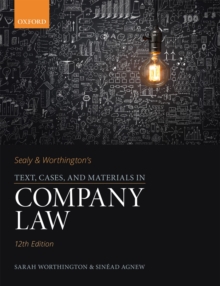 Image for Sealy & Worthington's Text, Cases and Materials in Company Law