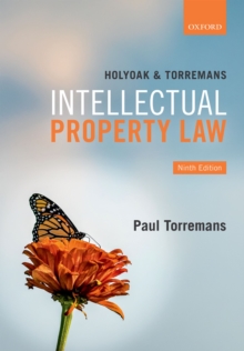 Image for Holyoak and Torremans intellectual property law